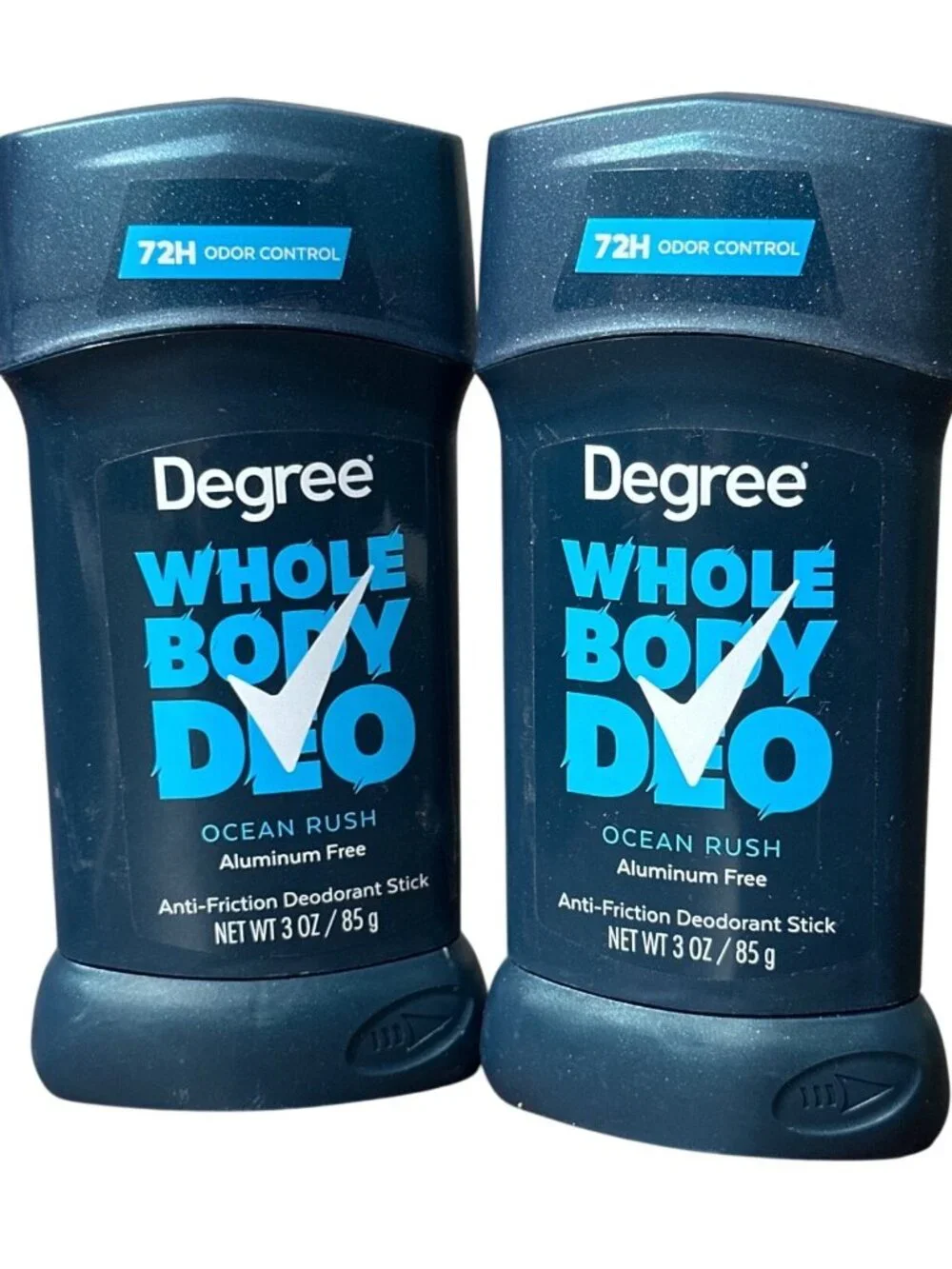 2X- Degree Whole Body Deo Ocean Rush 3 Oz Anti-Friction Deodorant